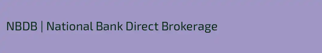 NBDB | National Bank Direct Brokerage